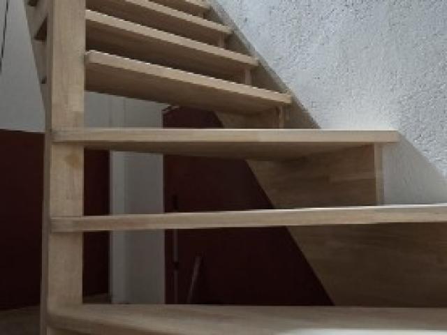 Réalisation d'un escalier en bois à Bruxelles